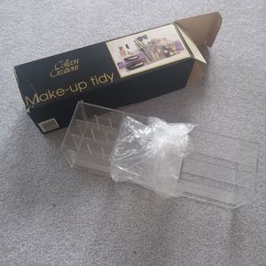Vintage Plexiglass Makeup and Brush Organizer